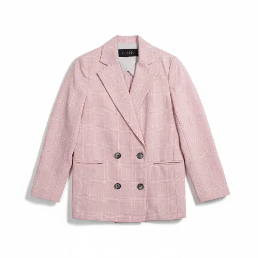 [BUNJANG] Tankers Pink Double Linen Jacket (Women&