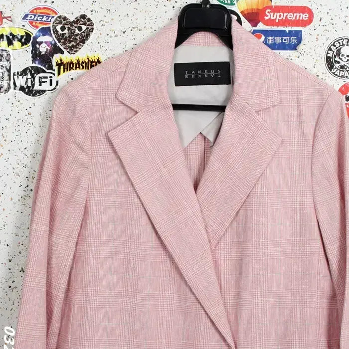 [BUNJANG] Tankers Pink Double Linen Jacket (Women&
