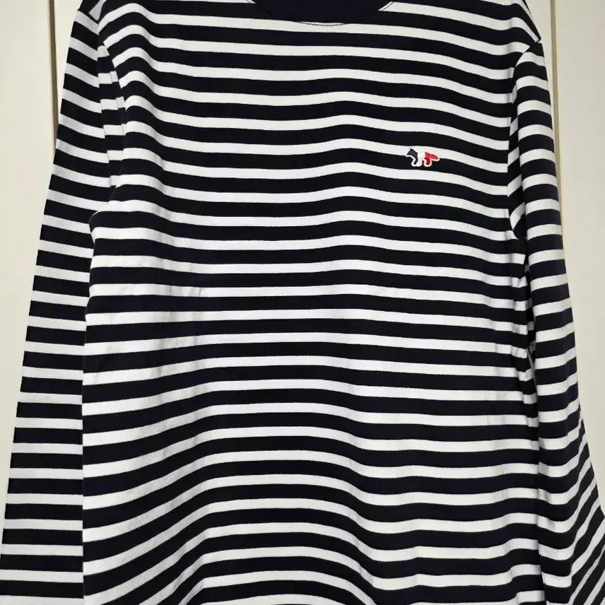 [BUNJANG] Maison Kitsune Striped Long Sleeve T-shirt / 메종키츠네 스트라이프 긴팔 티셔츠