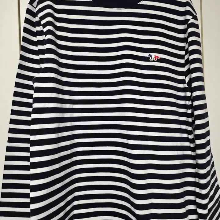 [BUNJANG] Maison Kitsune Striped Long Sleeve T-shirt / 메종키츠네 스트라이프 긴팔 티셔츠