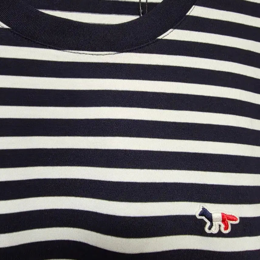 [BUNJANG] Maison Kitsune Striped Long Sleeve T-shirt / 메종키츠네 스트라이프 긴팔 티셔츠