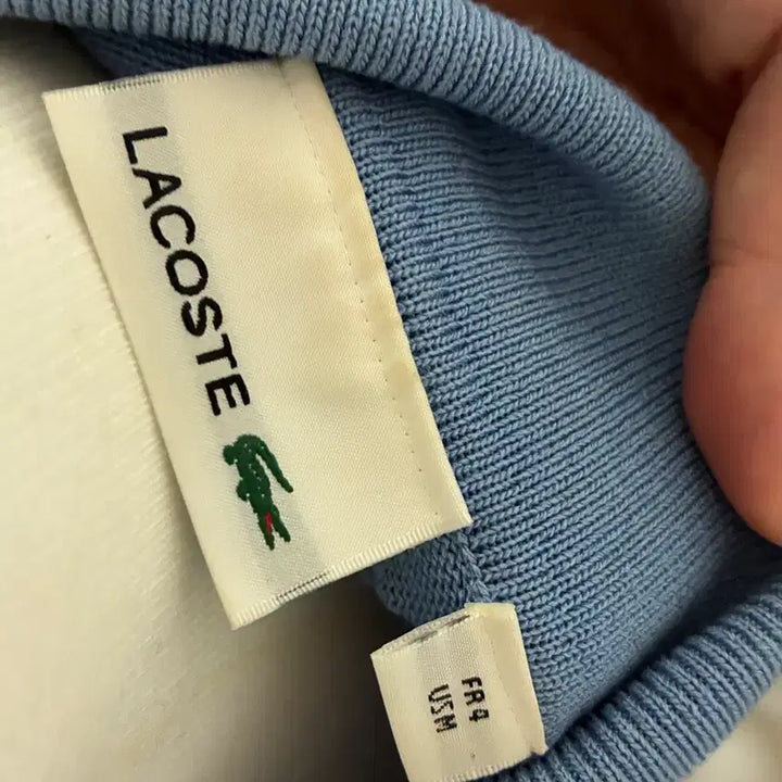 [BUNJANG] Lacoste Sky Blue Knit Sweater / 라코스테 소라 니트