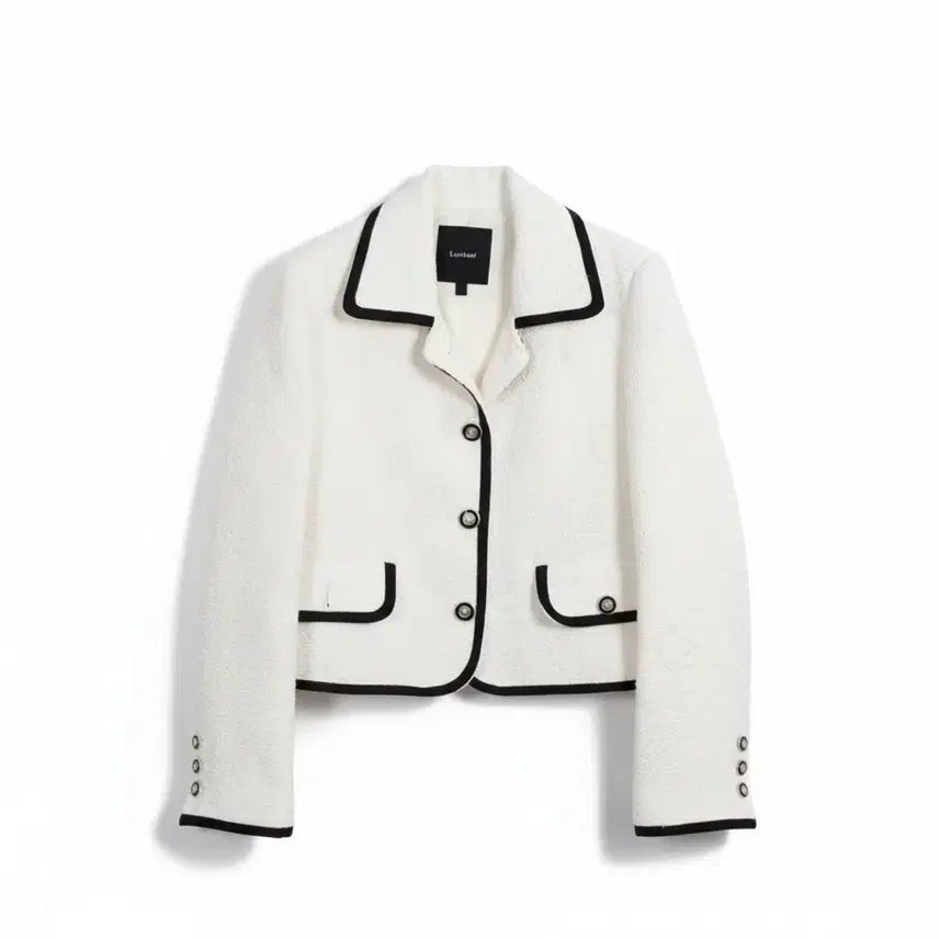 [SOLD OUT] 여성M/ 룩캐스트 배색 트위드자켓
