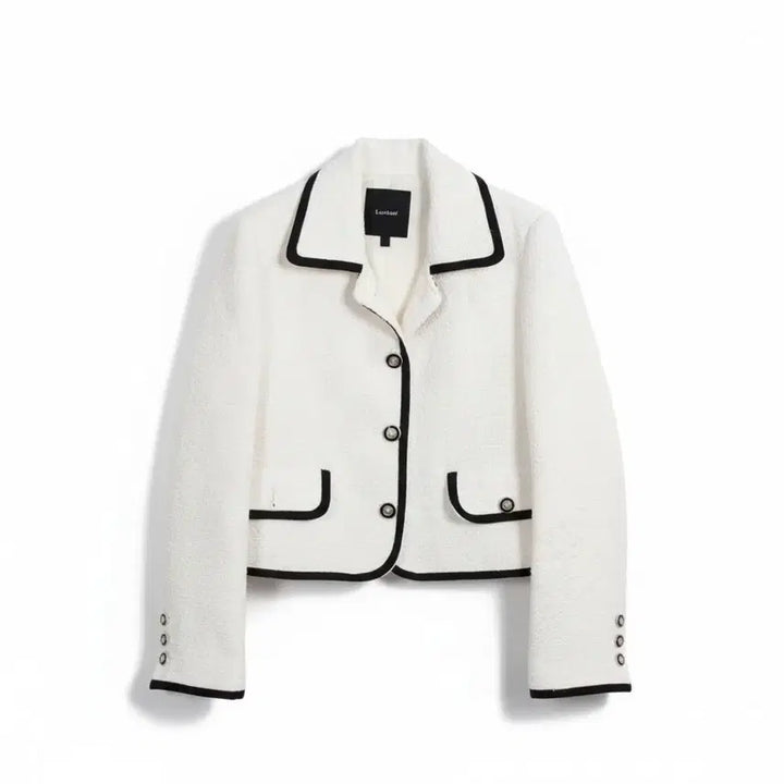 [SOLD OUT] 여성M/ 룩캐스트 배색 트위드자켓