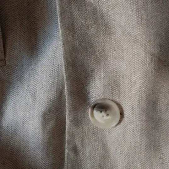 [BUNJANG] Beige Linen Blazer / 베이지 린넨 블레이저