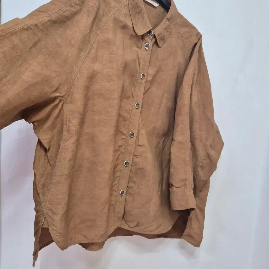 [BUNJANG] ISSAE Natural Dyed Loose Fit Shirt / 이새 천연염색 루즈핏 남방(08)