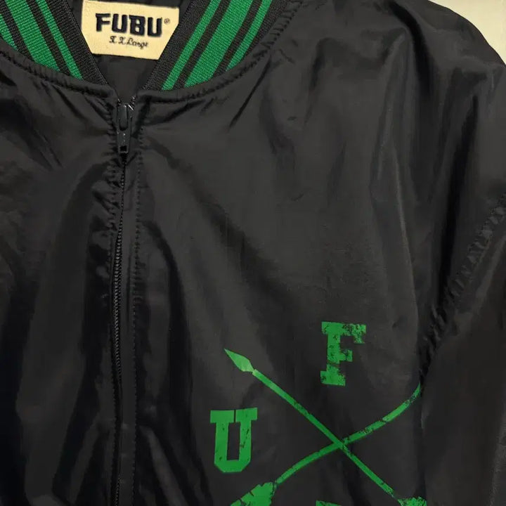 [BUNJANG] FUBU Heritage Nylon Varsity Jacket / FUBU 헤리티지 나일론 바시티 자켓 110