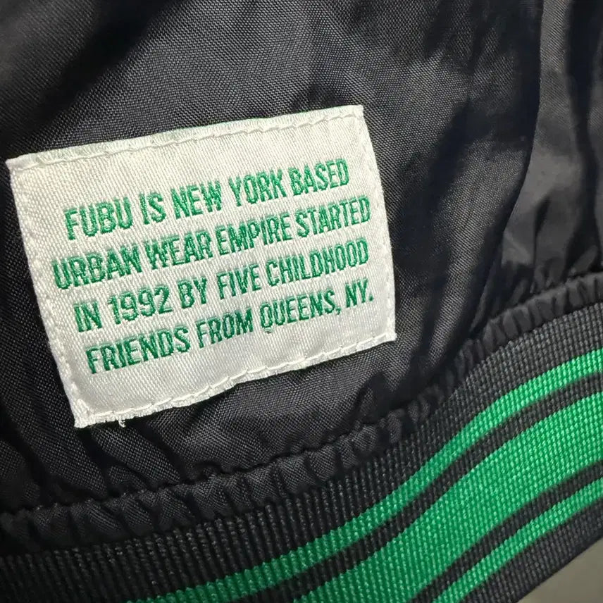 [BUNJANG] FUBU Heritage Nylon Varsity Jacket / FUBU 헤리티지 나일론 바시티 자켓 110