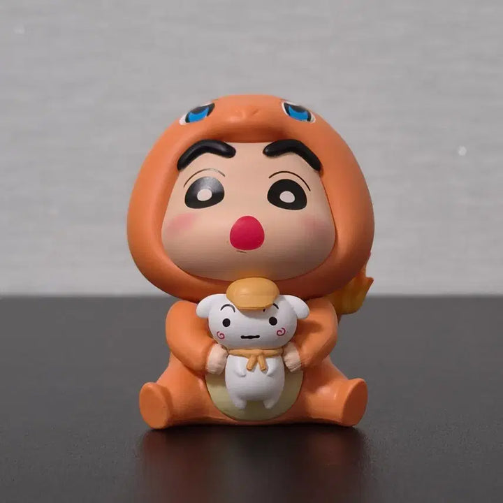 [BUNJANG] Crayon Shin-chan Pyra Figure / 6.8cm 짱구 피규어 파이리 짱구와 흰둥이