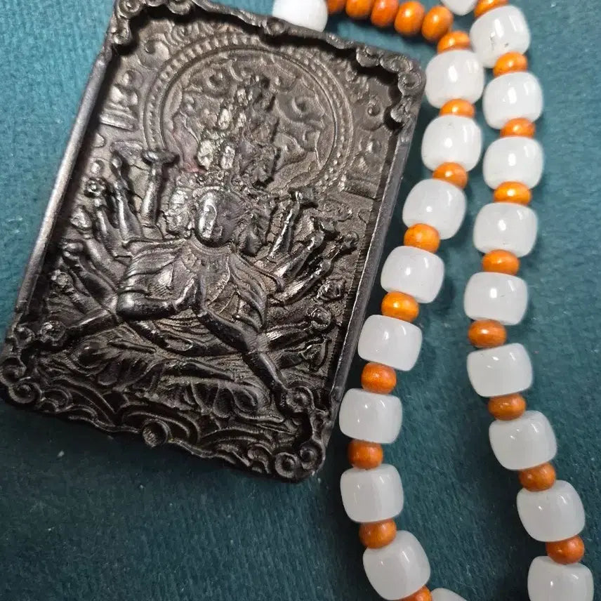 [BUNJANG] Jade Thousand-Armed Guanyin Pendant / 천수불(천수천안관세음보살)옥재질