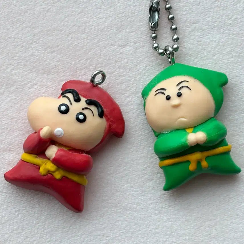 [BUNJANG] Bandai Crayon Shin-chan Clay Art Ninja Mascot Figure Bundle Set / (일괄) 반다이 짱구 가챠 피규어 점토아트 닌자 마스코트