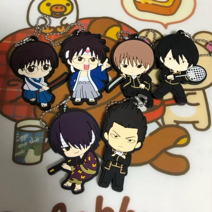 [BUNJANG] Gintama Rubber Strap Bundle Set / 은혼 러버스트랩 일괄