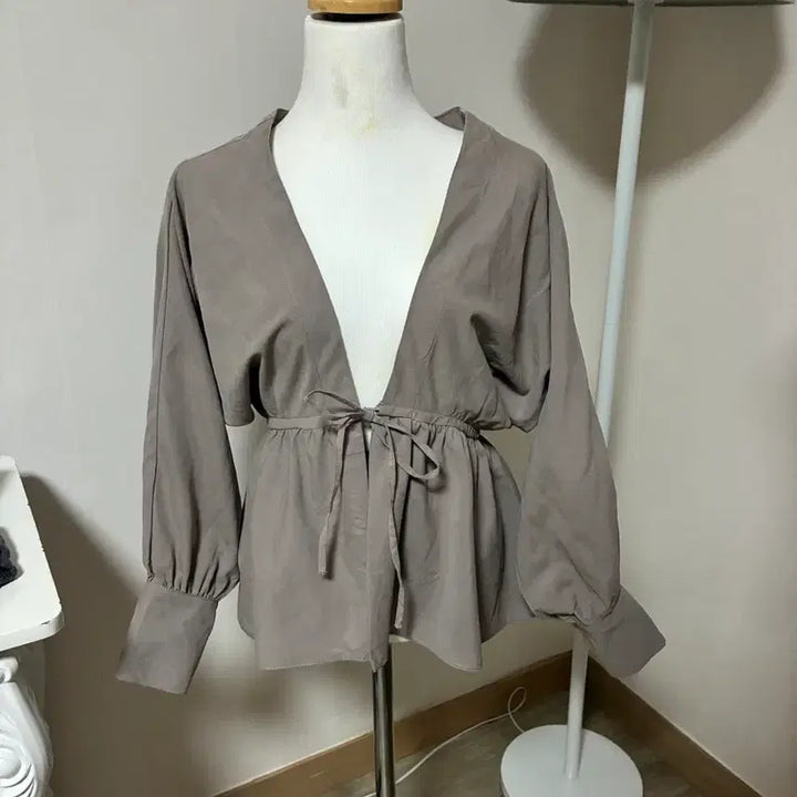 [BUNJANG] Beige Brown Shirt / 베이지브라운 셔츠