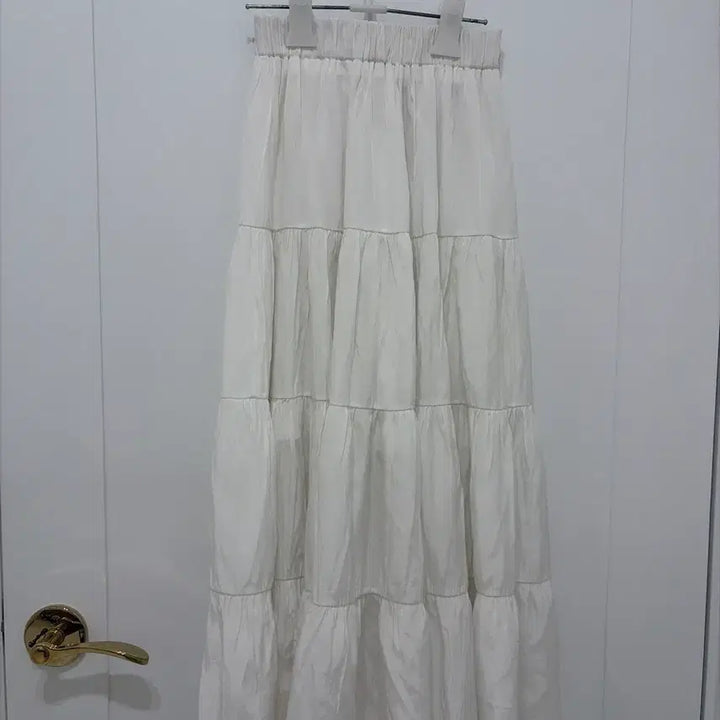 [BUNJANG] Tiered Maxi Skirt / 캉캉 롱치마
