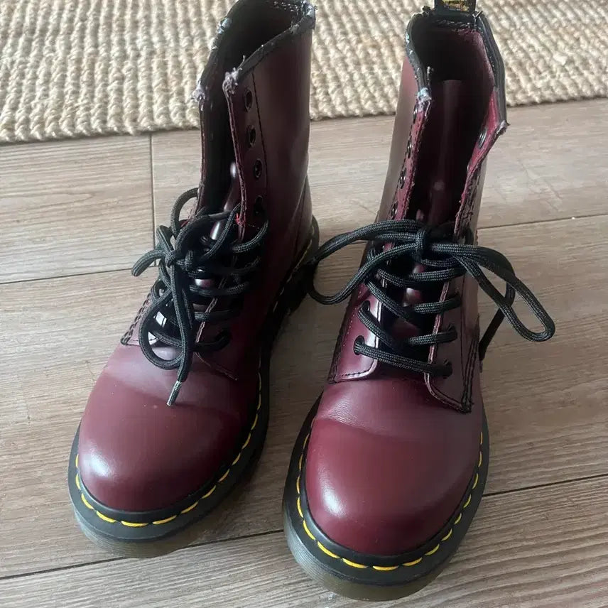 [BUNJANG] Dr. Martens 1460 Cherry Red 8-Hole Boots / 닥터마틴 1460 체리레드 8홀 uk3 (230mm)