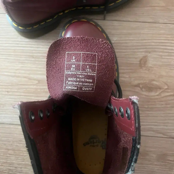 [BUNJANG] Dr. Martens 1460 Cherry Red 8-Hole Boots / 닥터마틴 1460 체리레드 8홀 uk3 (230mm)