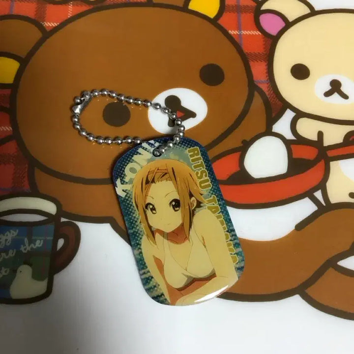 [BUNJANG] K-ON! Metal Keyring / 케이온 메탈 키링