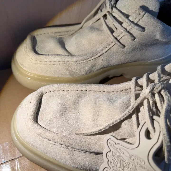 [BUNJANG] Burberry Suede Creeper Mid Sneakers / 버버리 스웨이드 크리퍼 미드 스니커즈 43 정품 급처 쿨거래 에눌
