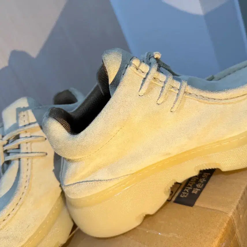 [BUNJANG] Burberry Suede Creeper Mid Sneakers / 버버리 스웨이드 크리퍼 미드 스니커즈 43 정품 급처 쿨거래 에눌