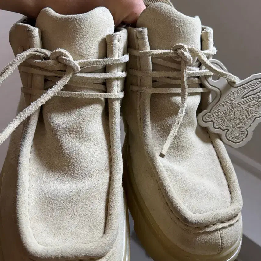 [BUNJANG] Burberry Suede Creeper Mid Sneakers / 버버리 스웨이드 크리퍼 미드 스니커즈 43 정품 급처 쿨거래 에눌