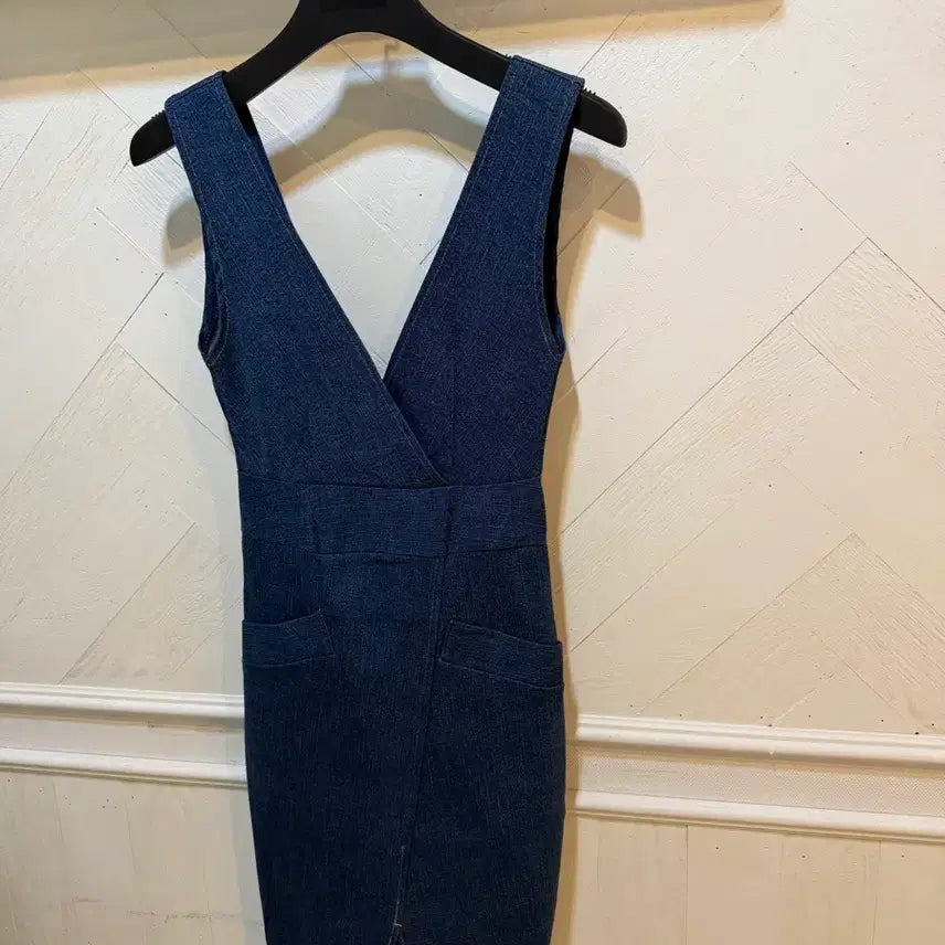 [BUNJANG] Denim Jumpsuit Dress / 데님 점프수트 청 원피스