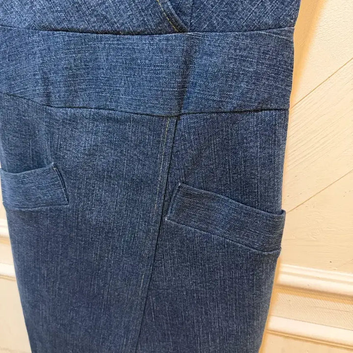 [BUNJANG] Denim Jumpsuit Dress / 데님 점프수트 청 원피스