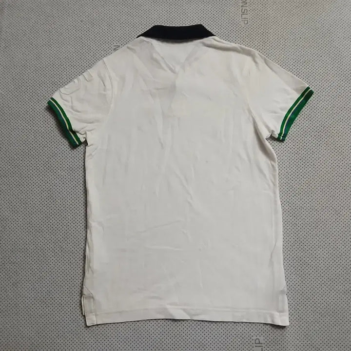 [BUNJANG] Tommy Hilfiger White Short Sleeve Polo Shirt / 타미힐피거 화이트 반팔 카라티