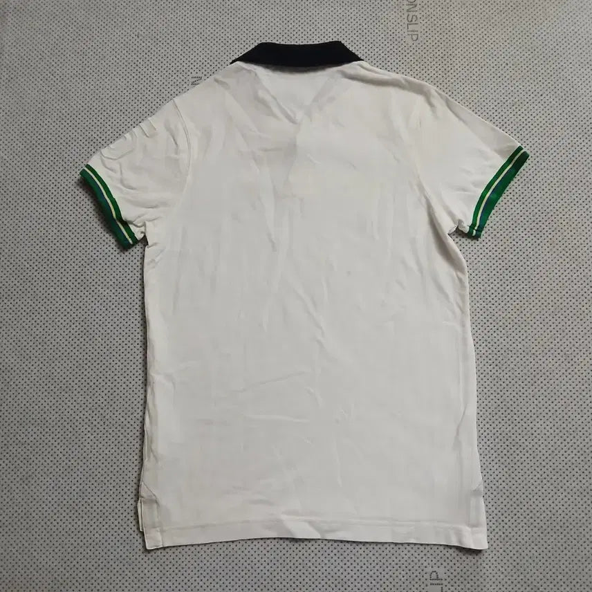 [BUNJANG] Tommy Hilfiger White Short Sleeve Polo Shirt / 타미힐피거 화이트 반팔 카라티