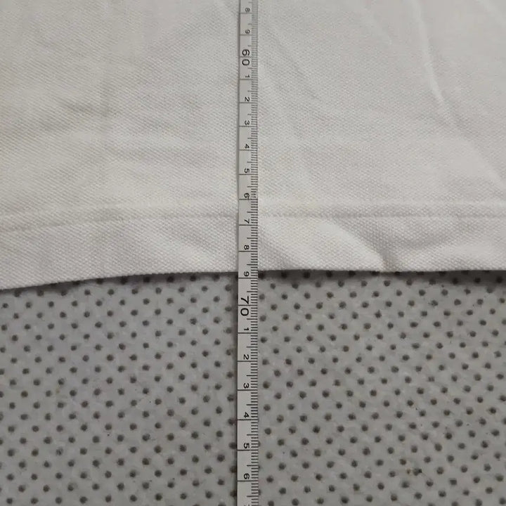 [BUNJANG] Tommy Hilfiger White Short Sleeve Polo Shirt / 타미힐피거 화이트 반팔 카라티