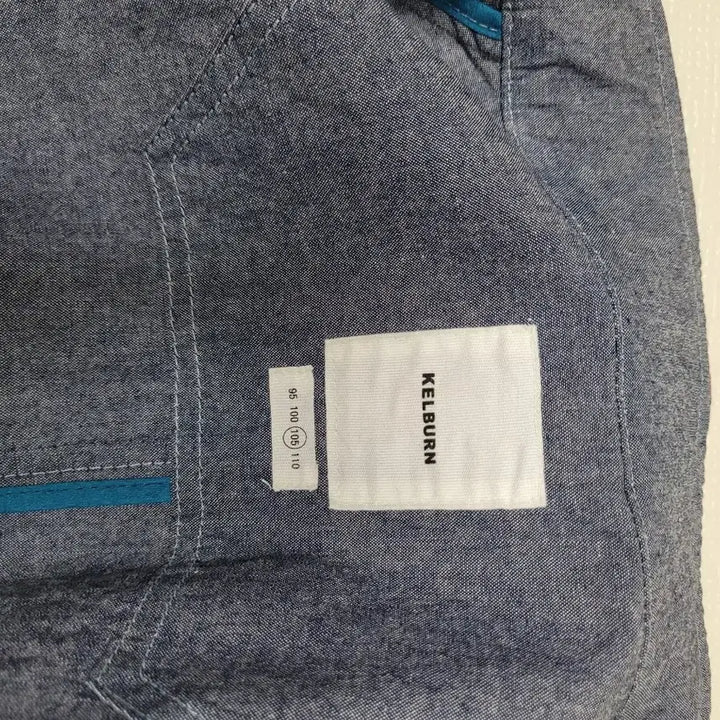 [SOLD OUT] 캘번 KELBURN 남자 샴브레이 사파리자켓 105 블루