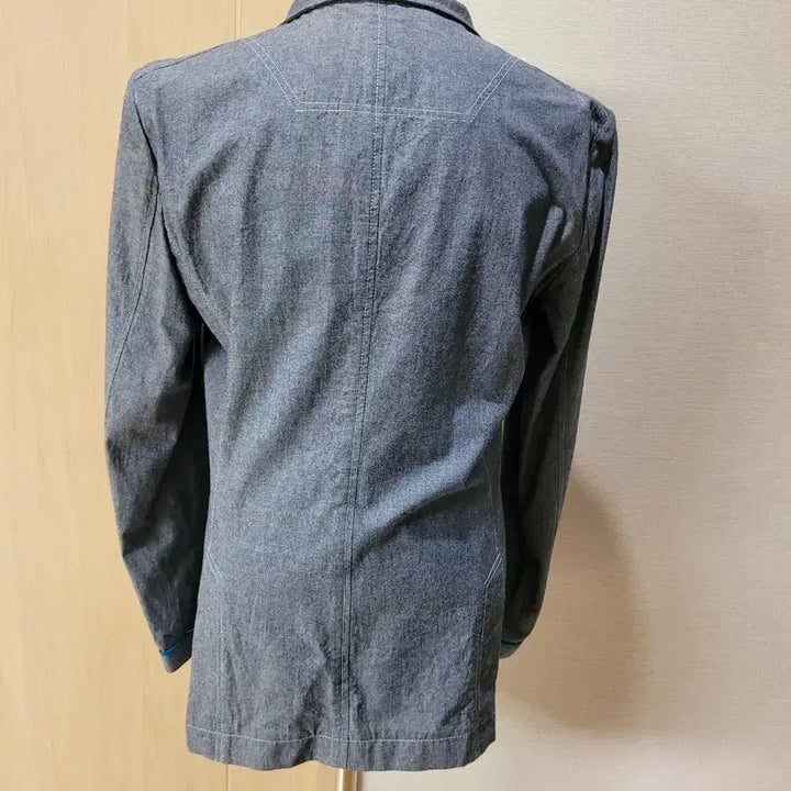 [SOLD OUT] 캘번 KELBURN 남자 샴브레이 사파리자켓 105 블루
