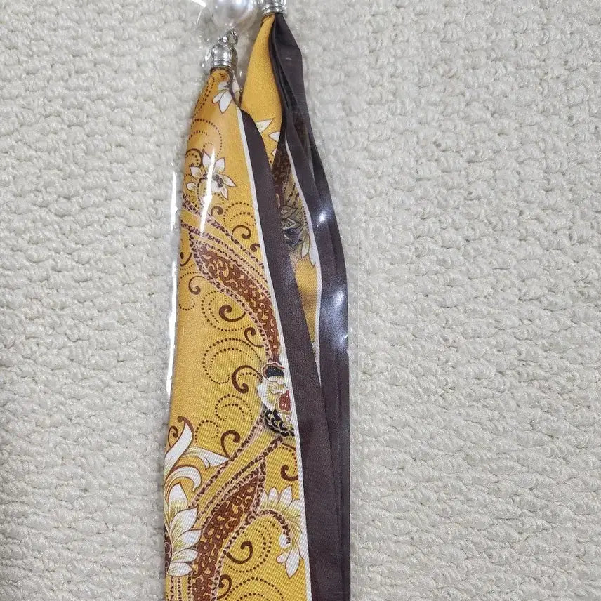 [BUNJANG] Valentino Rudy Paisley Pattern Twilly Scarf / 페이즐리 패턴 트윌리 스카프 (발렌티노루디 행사상품)