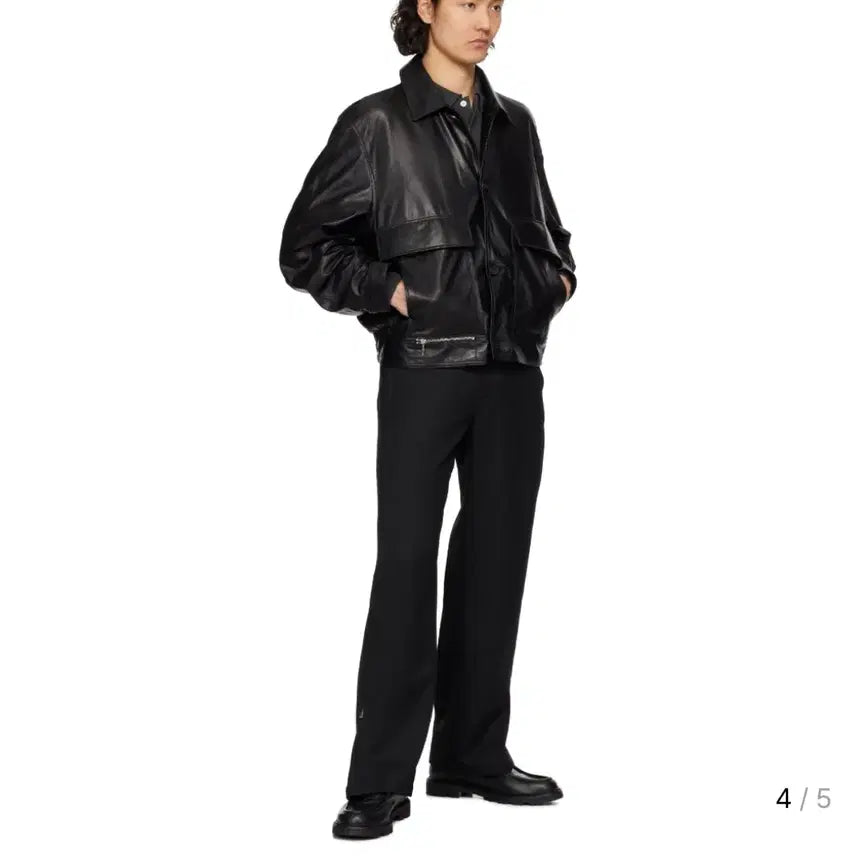 [BUNJANG] Solid Homme 25SS Leather Jacket / 솔리드옴므 가죽자켓팝니다(25SS)