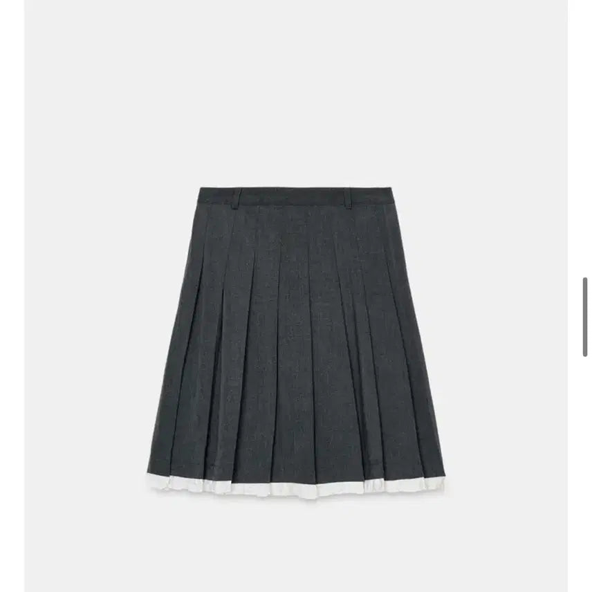 [BUNJANG] ZARA Pleated Ruffle Midi Skirt - Size M / 자라 플리츠 미디 스커트 m