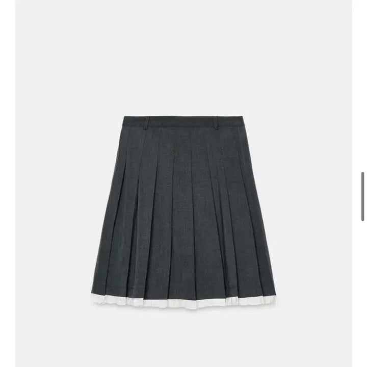 [BUNJANG] ZARA Pleated Ruffle Midi Skirt - Size M / 자라 플리츠 미디 스커트 m