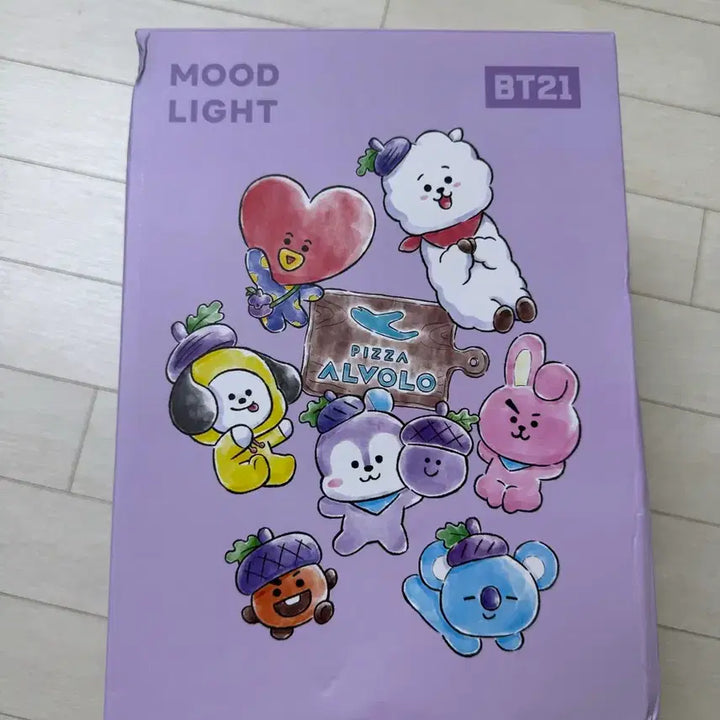 [BUNJANG] BT21 Alvolo Mood Lamp &amp; Figure Set / Bt21 무드등 (알볼로) 미사용품 피규어풀구성