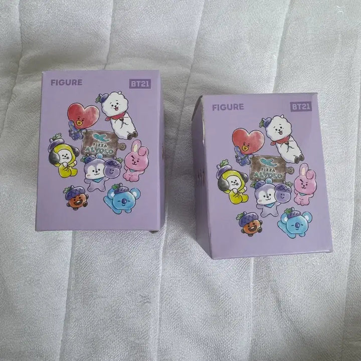 [BUNJANG] BT21 Alvolo Mood Lamp &amp; Figure Set / Bt21 무드등 (알볼로) 미사용품 피규어풀구성