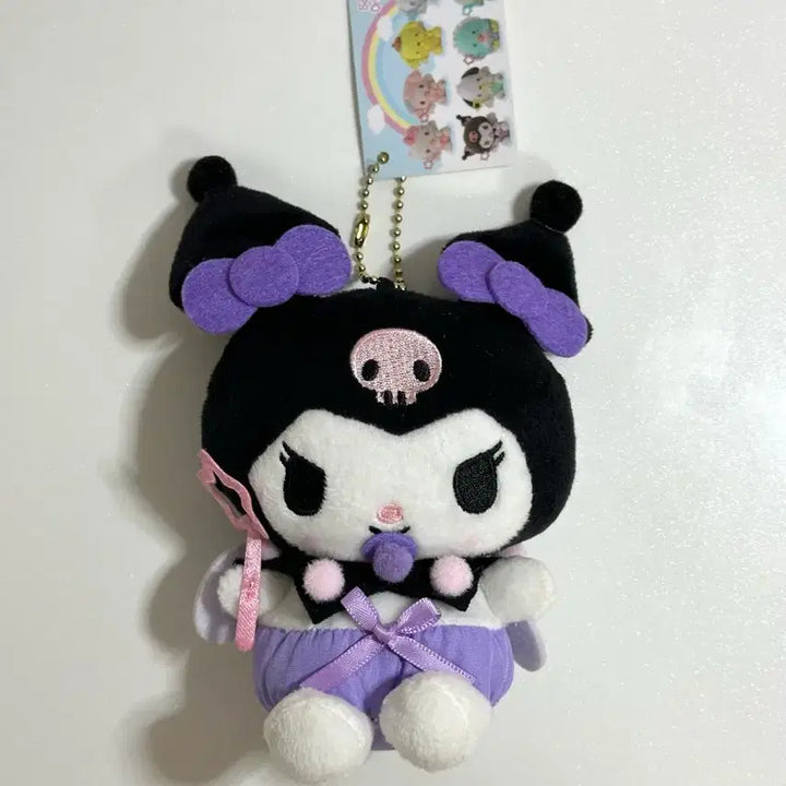 [BUNJANG] Sanrio Kuromi Plush Keyring / 산리오 쿠로미 인형 키링 새상품