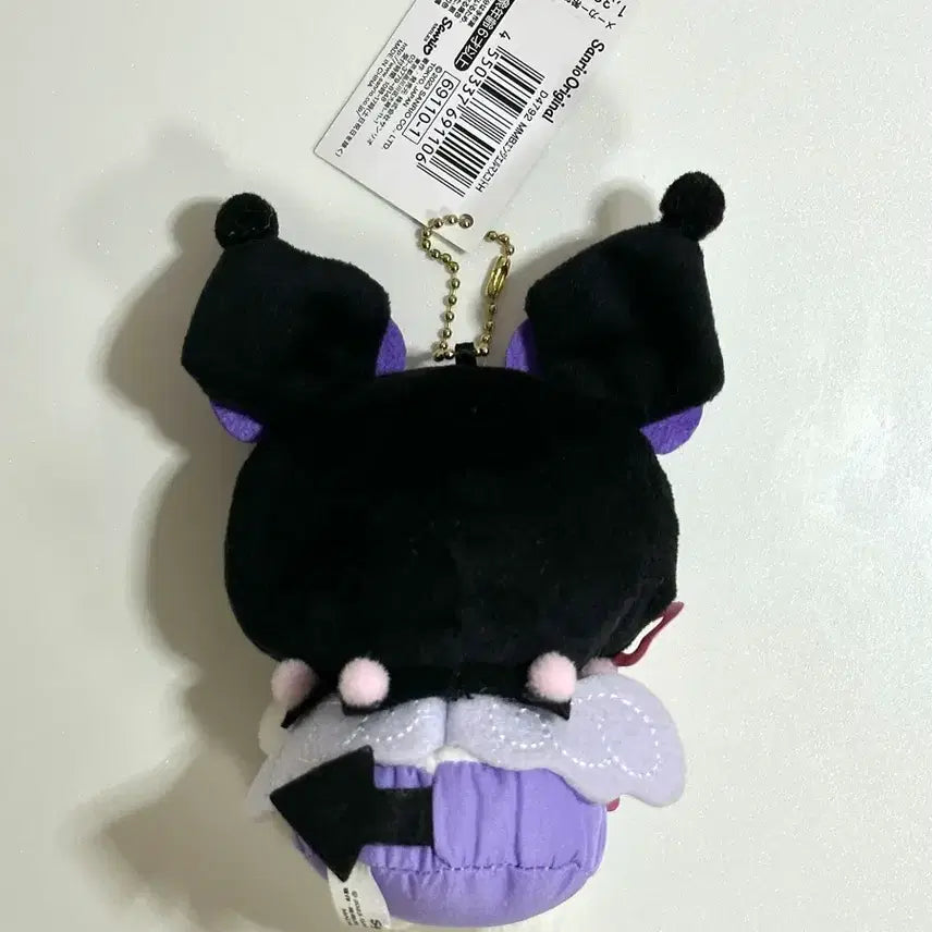 [BUNJANG] Sanrio Kuromi Plush Keyring / 산리오 쿠로미 인형 키링 새상품