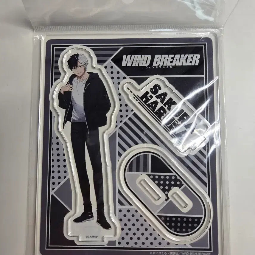 [BUNJANG] Wind Breaker Sakura Haruka Animate Acrylic Stand / (미개봉) 윈브레 사쿠라 하루카 애니메이트 사복 아크릴 스탠드