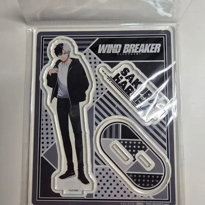 [BUNJANG] Wind Breaker Sakura Haruka Animate Acrylic Stand / (미개봉) 윈브레 사쿠라 하루카 애니메이트 사복 아크릴 스탠드