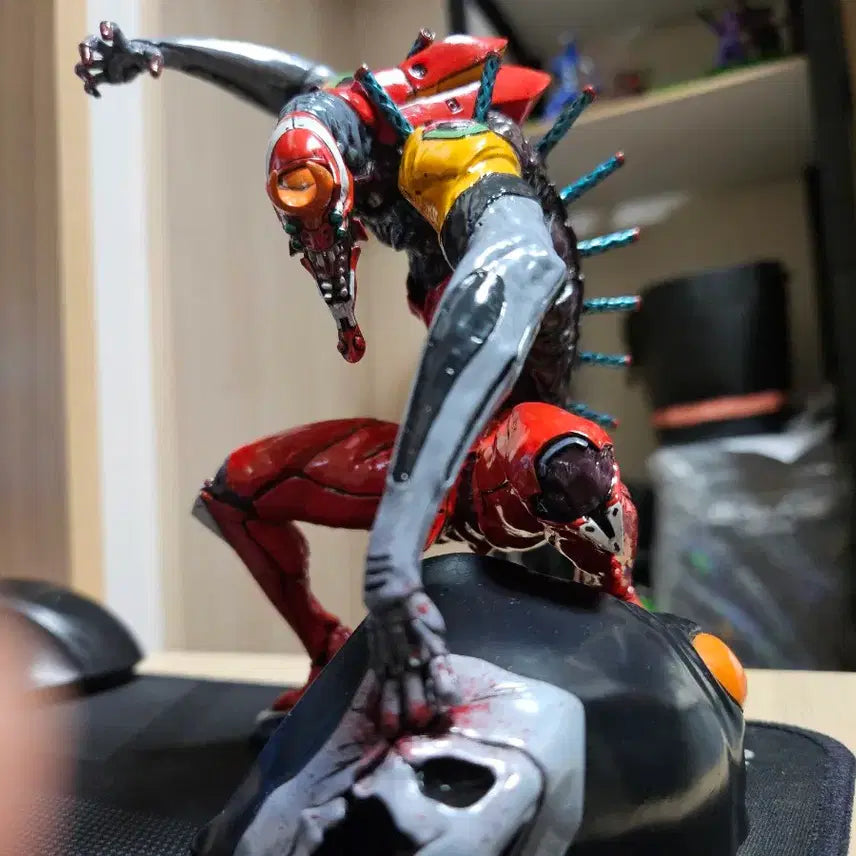 [BUNJANG] Kaiyodo Artpla Evangelion Unit-02 Beast Mode Painted Figure / 카이요도 아트프라 에반게리온 2호기 비스트 모드 도색작