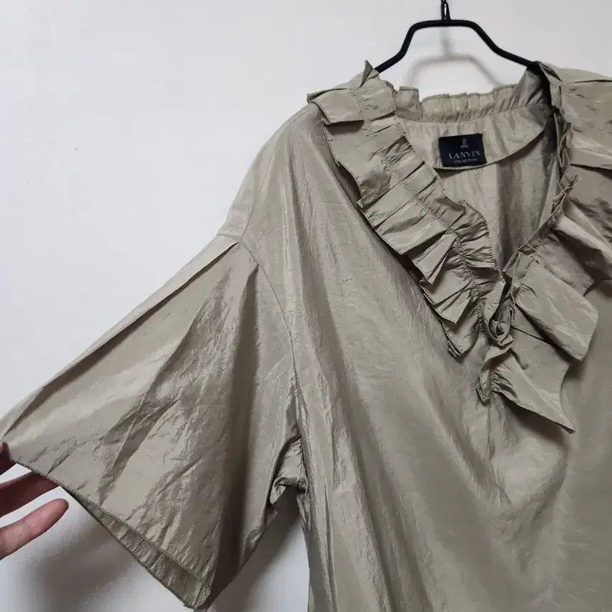 [BUNJANG] Lanvin Collection Frill Blouse / LANVIN 랑방 프릴 블라우스 셔츠