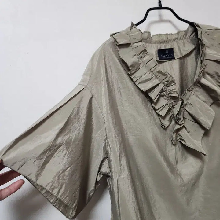 [BUNJANG] Lanvin Collection Frill Blouse / LANVIN 랑방 프릴 블라우스 셔츠