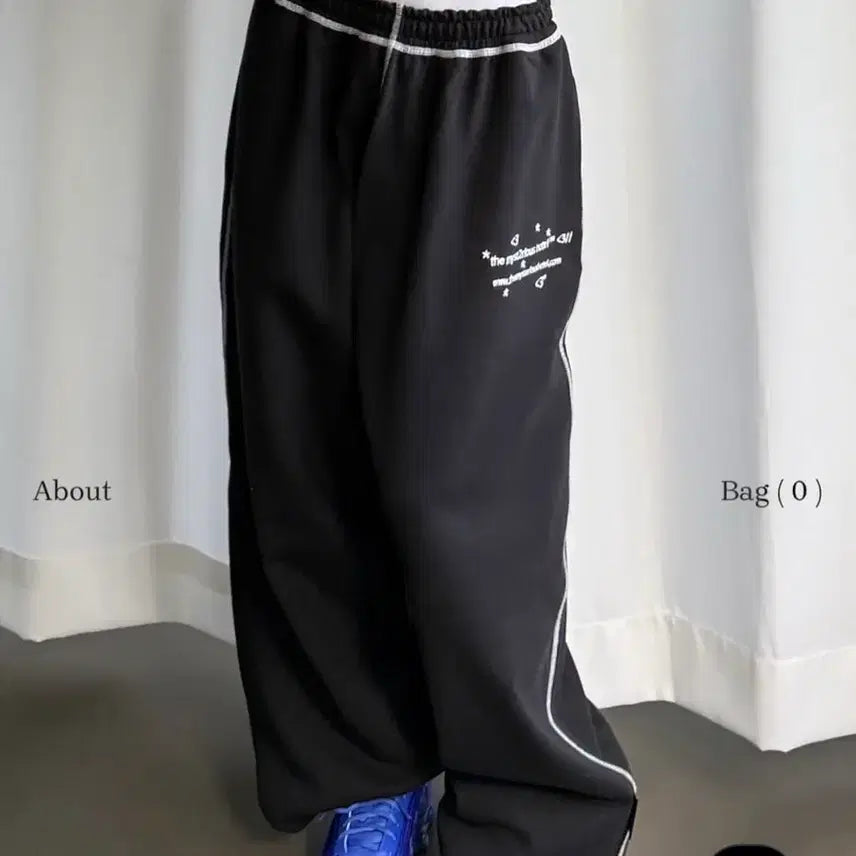 [BUNJANG] The Mysterious Hotel Lettering Pants / 더미스테리어스호텔 레터링 팬츠