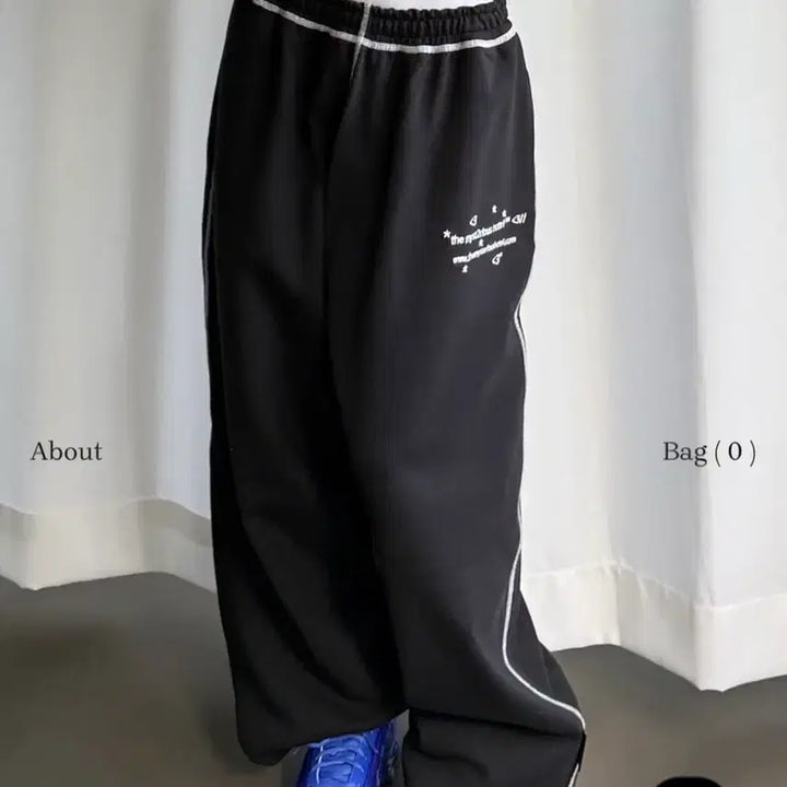 [BUNJANG] The Mysterious Hotel Lettering Pants / 더미스테리어스호텔 레터링 팬츠