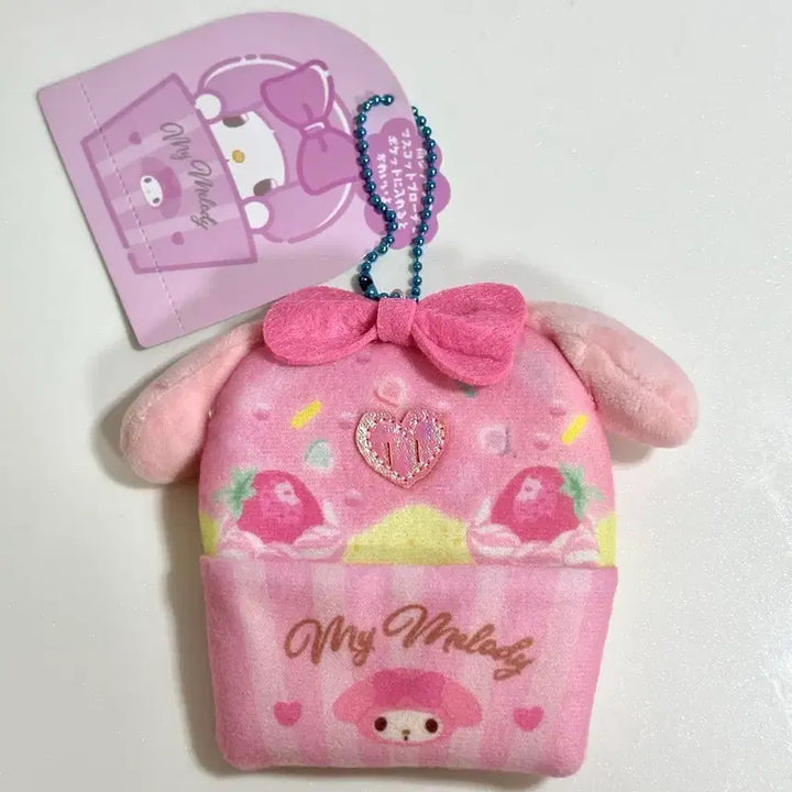[BUNJANG] Sanrio My Melody Cupcake Bag Charm / 산리오 마이멜로디 컵케이크 가방 키링 새상품