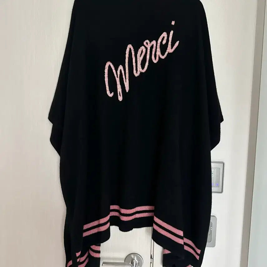 [BUNJANG] Thom Greyhound Cashmere Poncho Coat / 톰그레이하운드 블랙 판쵸
