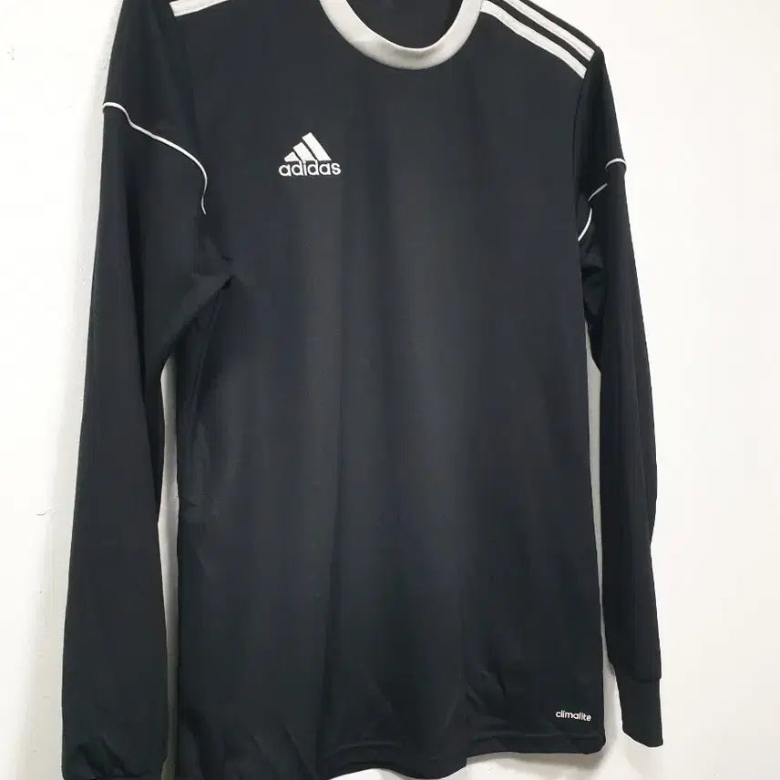 [BUNJANG] Adidas Squadra Long Sleeve T-Shirt Black L / 아디다스 검정색 스쿼드라 긴팔 티셔츠 L사이즈