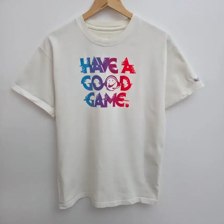 [BUNJANG] Nike GG Short Sleeve T-shirt White / [L] 나이키 GG 반팔티 화이트
